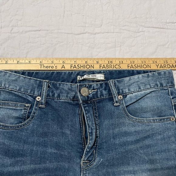 Free People High Waist Skinny Jeans Side Zip Ankle - Picture 7 of 7